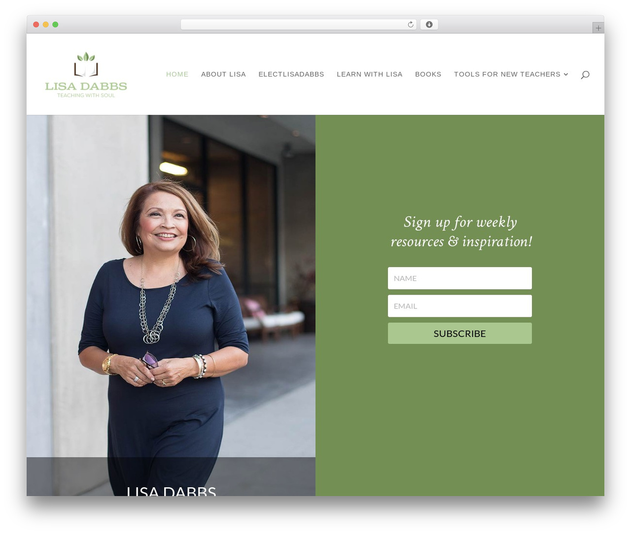Divi WordPress theme - lisadabbs.com Divi WordPress theme - lisadabbs.com
