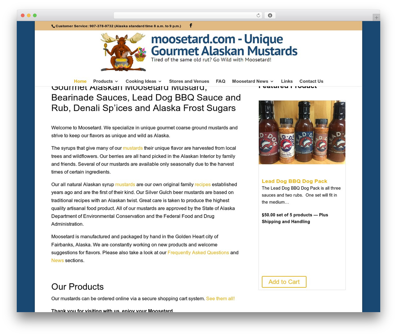 Moosetard WordPress theme - moosetard.com