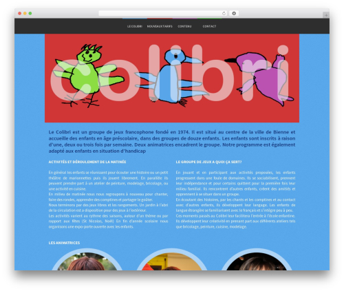 Freelancer Child WordPress theme - le-colibri.ch