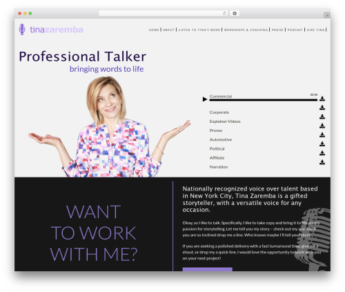 Genesis WordPress theme - tinazaremba.com