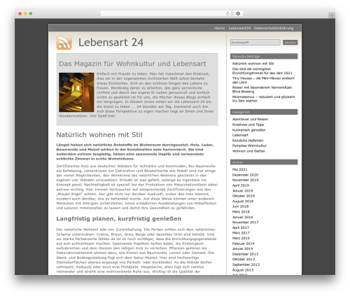 Grey Matter WordPress theme - lebensart24.info