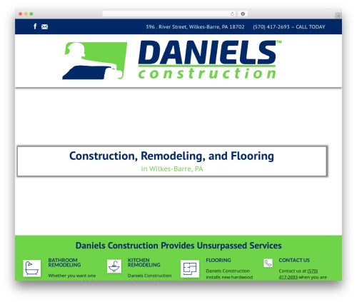 Hello Elementor WP theme - danielsconstructionpa.com