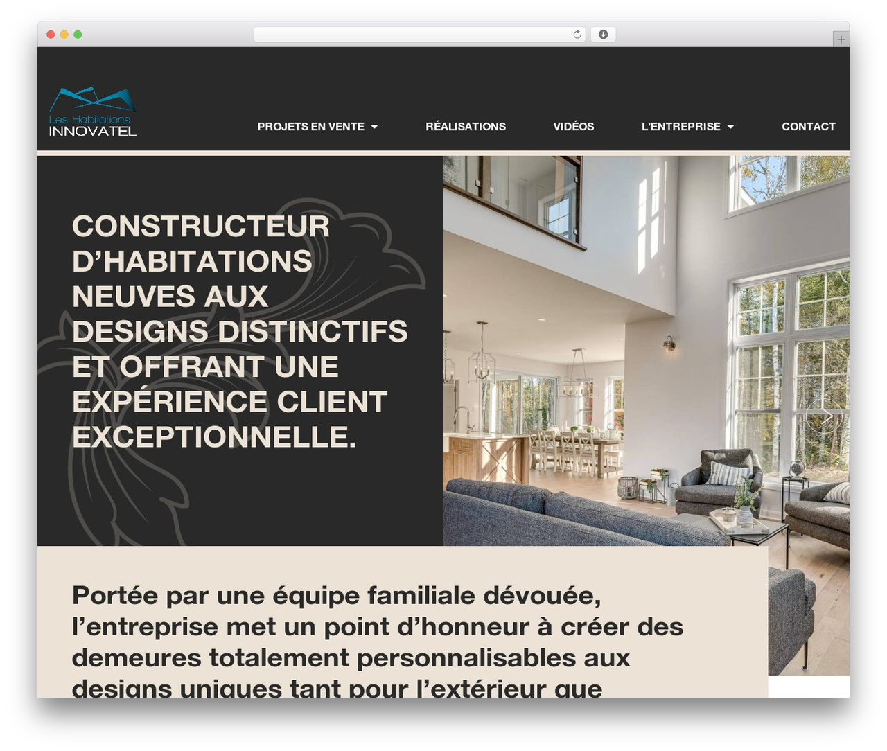Jupiter WordPress theme - leshabitationsinnovatel.com