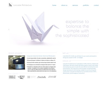 Lancaster Architecture WordPress theme design Lancaster Architecture WordPress theme design