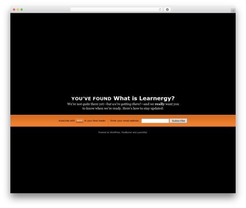 LaunchPad WordPress theme - learnergy.com
