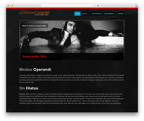 Pendulum WordPress theme - lickpennyloafer.com/legacy