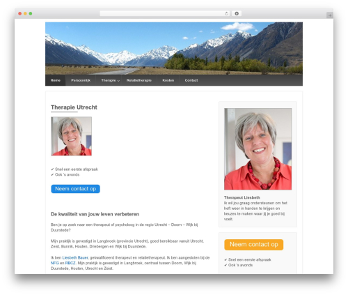 Responsive Pro best WordPress theme - utrecht-psychologen.nl