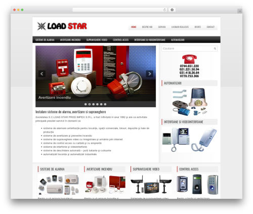 TechLine WordPress website theme - loadstar.ro