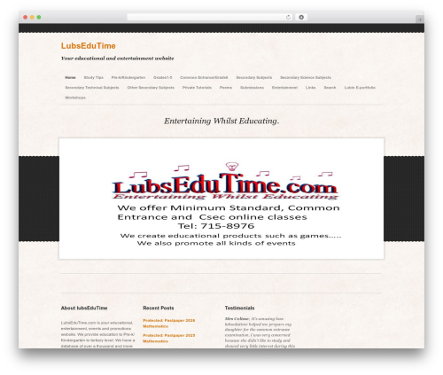 Theme WordPress Aphrodite - lubsedutime.com