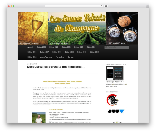 Audio player WordPress plugin - lesjeunestalentsduchampagne.com