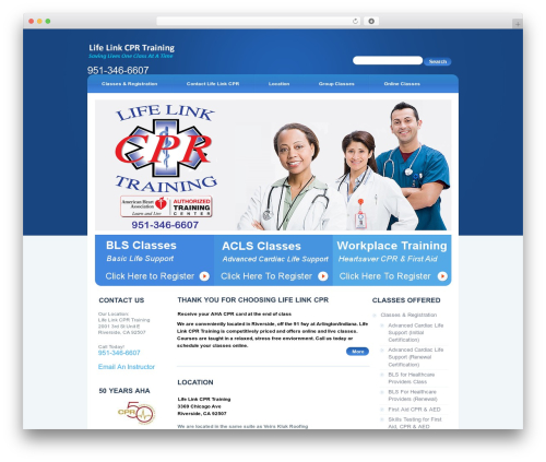 WordPress Theme 1017 WordPress theme - lifelinkcprtraining.com