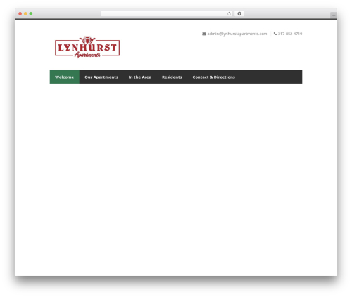 WordPress theme Centum - lynhurstapartments.com