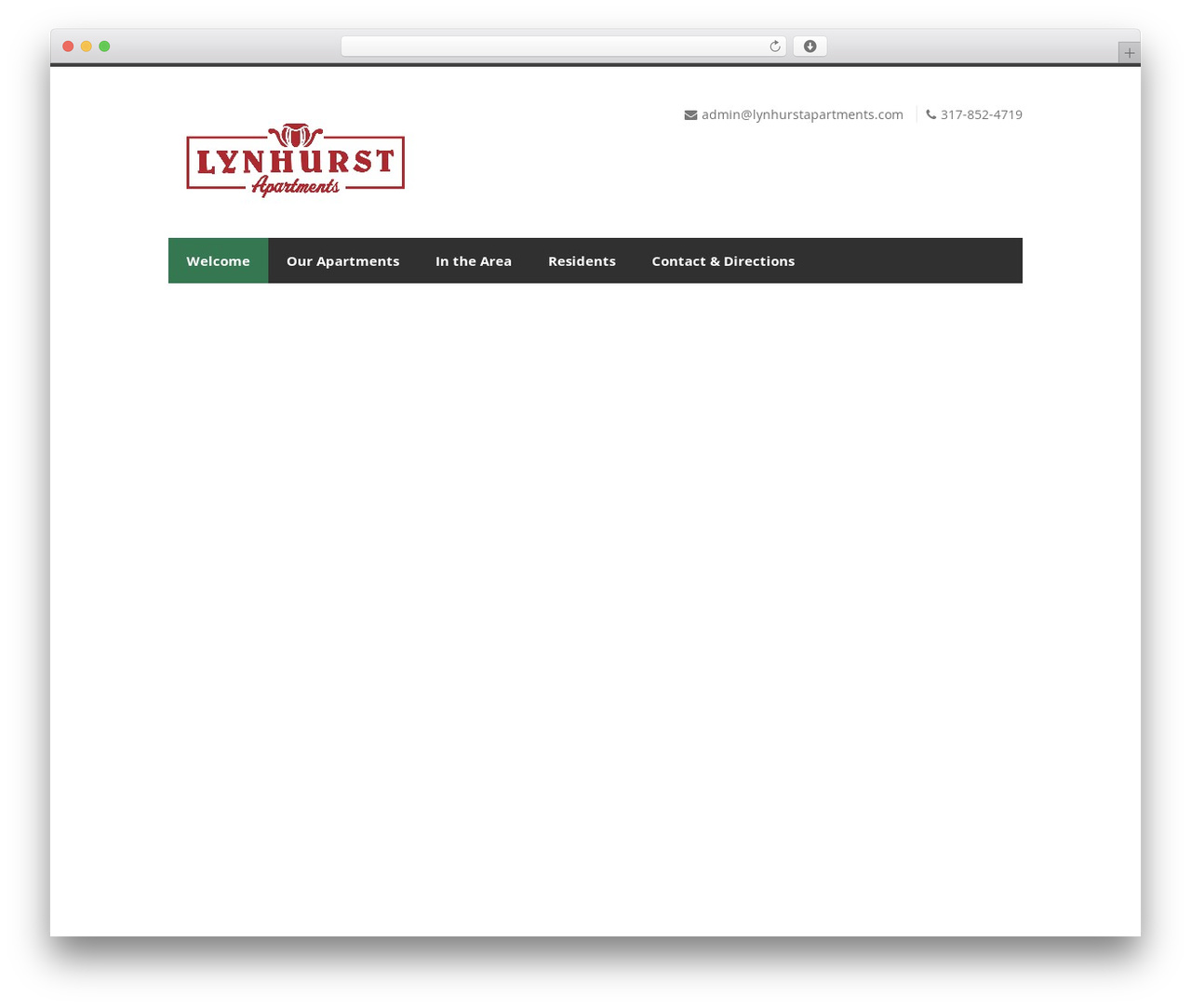 WordPress theme Centum - lynhurstapartments.com
