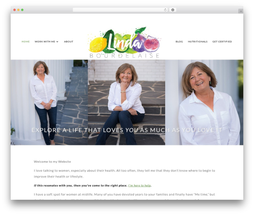 Divi WordPress theme - lindabourdelaise.com