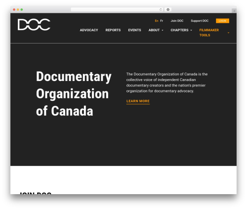 DocOrg.ca Theme WordPress theme design - docorg.ca