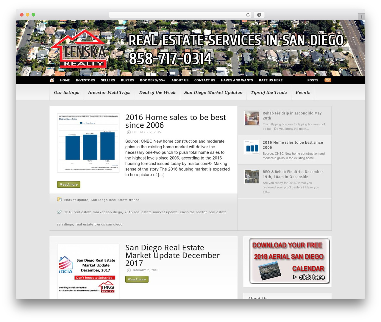 Headlines WordPress theme - lenskarealty.com