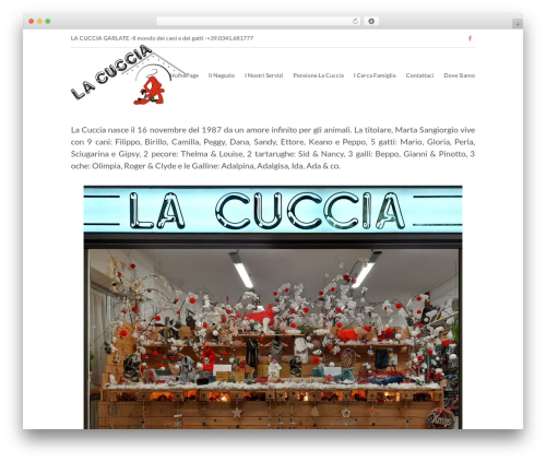 PetPress WordPress theme - lacucciagarlate.com