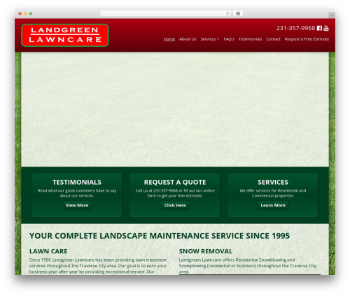 PWM Custom Theme theme WordPress - landgreenlawncare.com