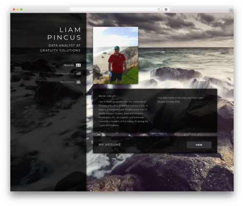 Selfless WordPress website theme - liampincus.com