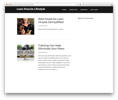 Speaker Theme WordPress theme - leanmusclelifestyle.com