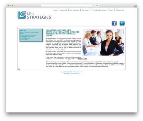 Theme4 best WordPress theme - lifestrategies.net.au