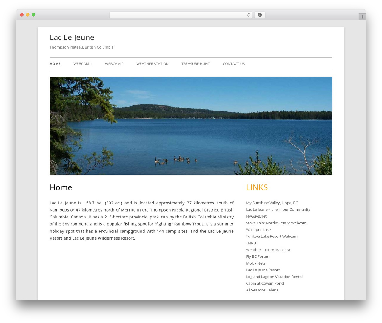 Tiny Forge WP theme - laclejeune.ca