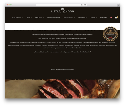 WordPress theme Cristiano - little-london.de