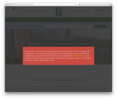 WordPress theme Evolution - ocbreakers.com