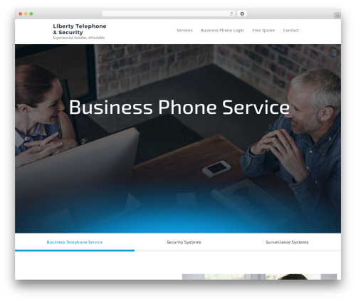 WordPress theme UnlimHost - libertytelephone.net