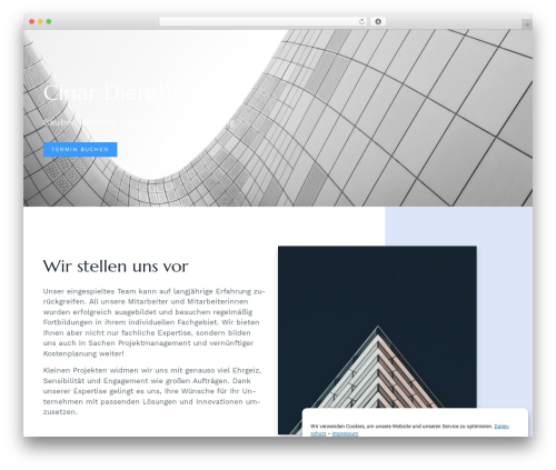 Best WordPress theme Constructor - cinar-dienstleistung.de