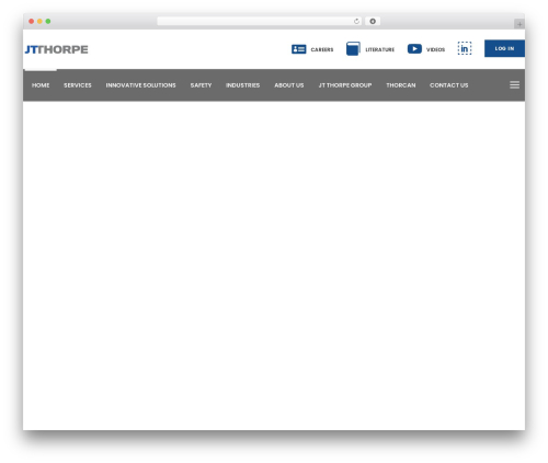 Cornerstone theme WordPress - jtthorpe.com