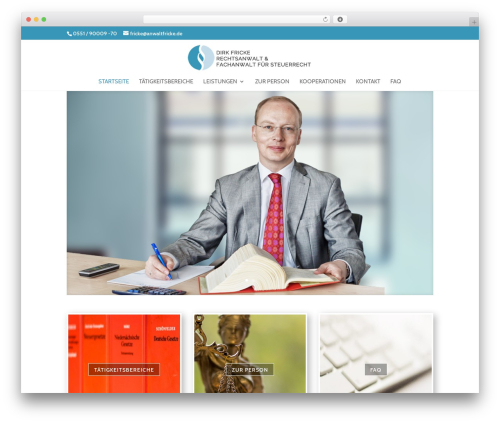 Sawebsolution divi accordion WordPress plugin - anwaltfricke.de