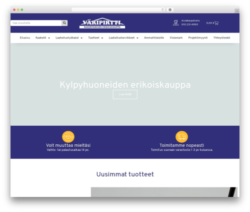 Hello Elementor theme WordPress - kylpyhuoneet.fi