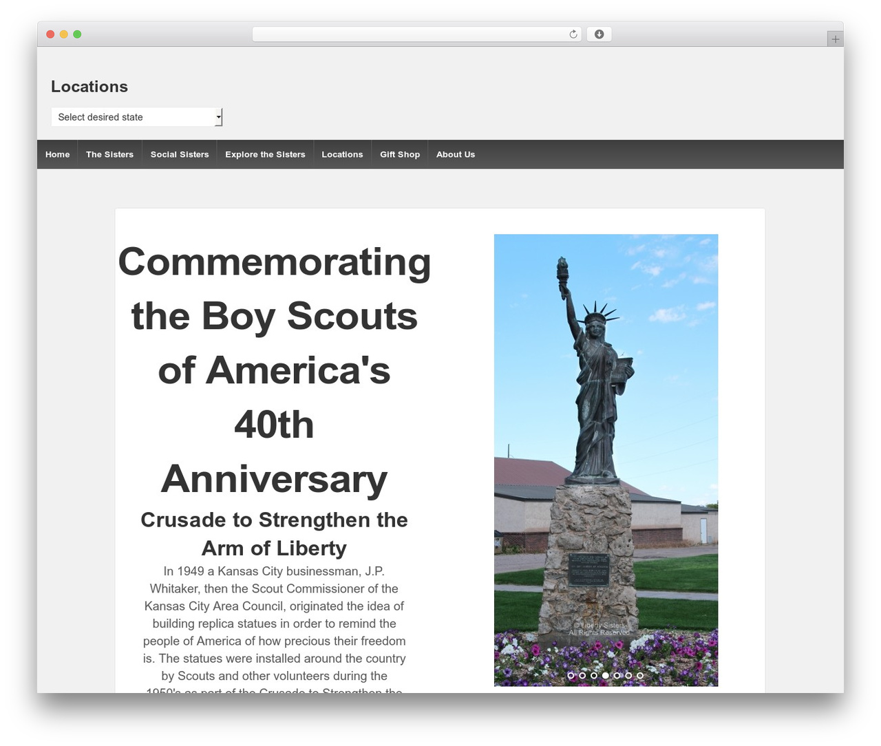 Responsive WordPress theme - libertysisters.com Responsive WordPress theme - libertysisters.com