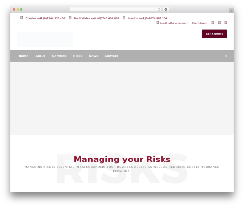 WordPress theme Lothbury - lothburyuk.com
