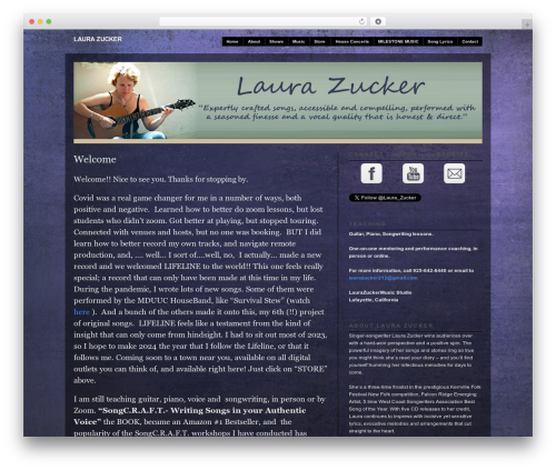 WordPress theme Modularity Lite - laurazucker.com