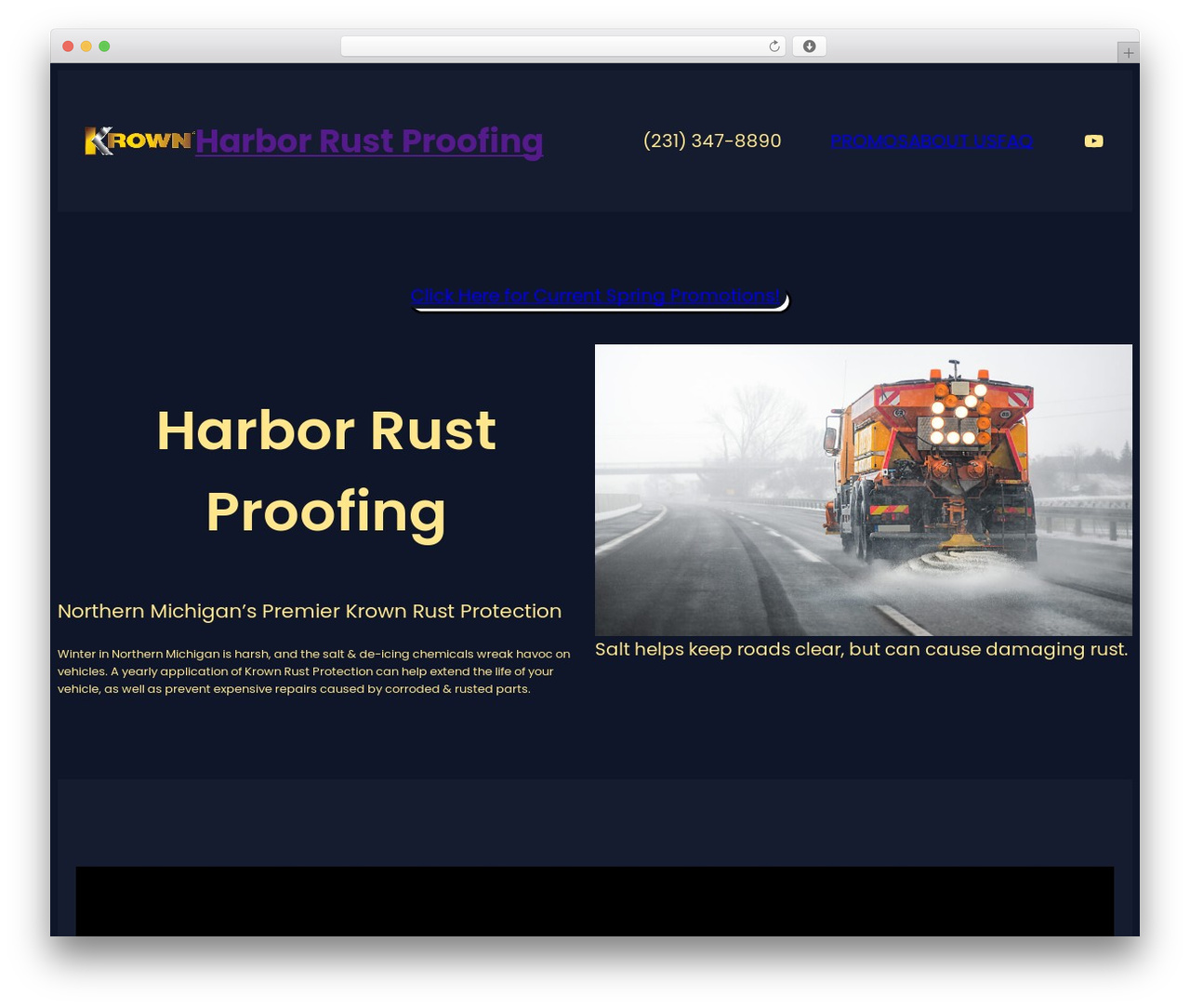 WordPress theme Blockline - harborrustproofing.com