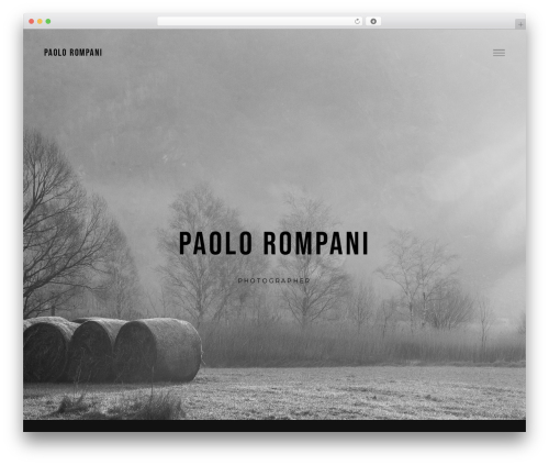 WordPress theme Bow - paolorompani.it