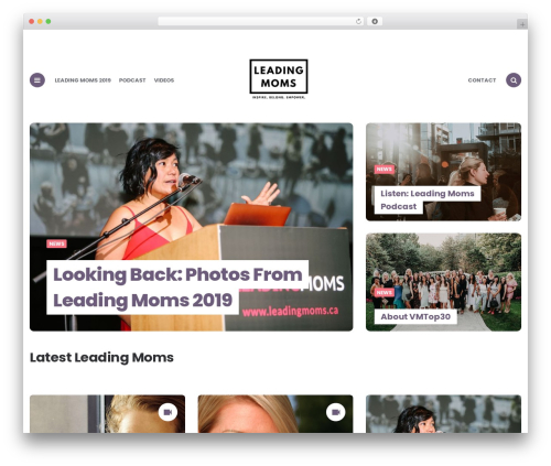 WordPress theme Carrino - leadingmoms.ca