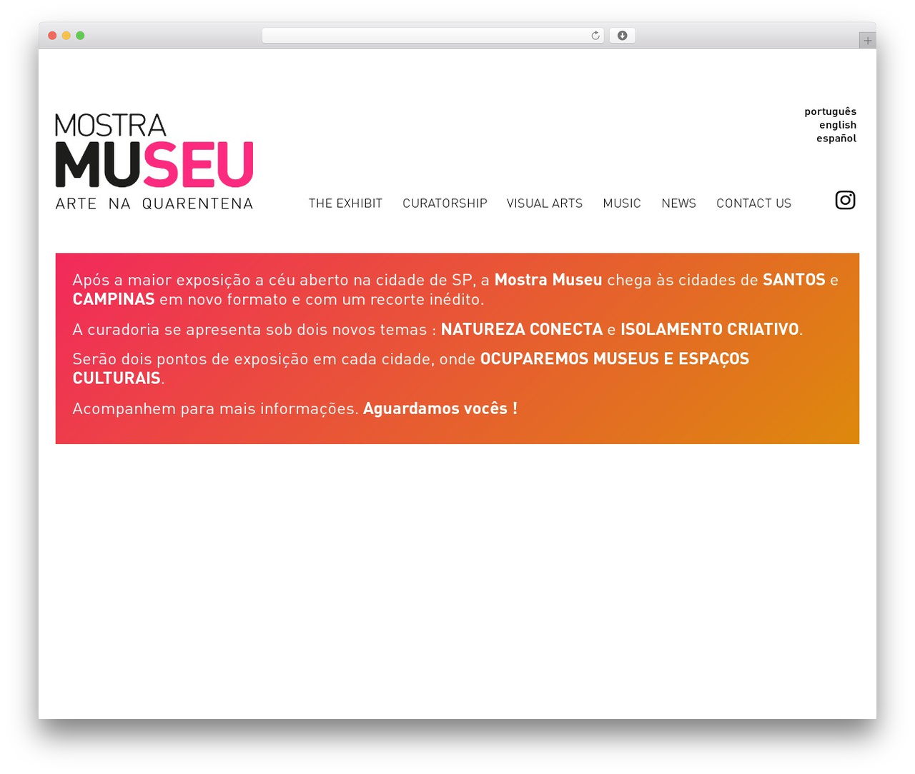 WP theme Hello Elementor - mostramuseu.com