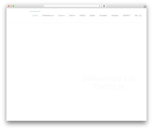 Ample theme WordPress free - taichi-belgium.com