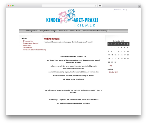 Blitzblank best WordPress theme - friemert.de
