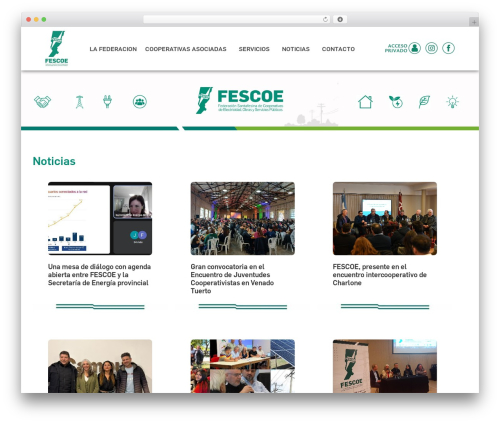 Fescoe WordPress theme - fescoe.com.ar