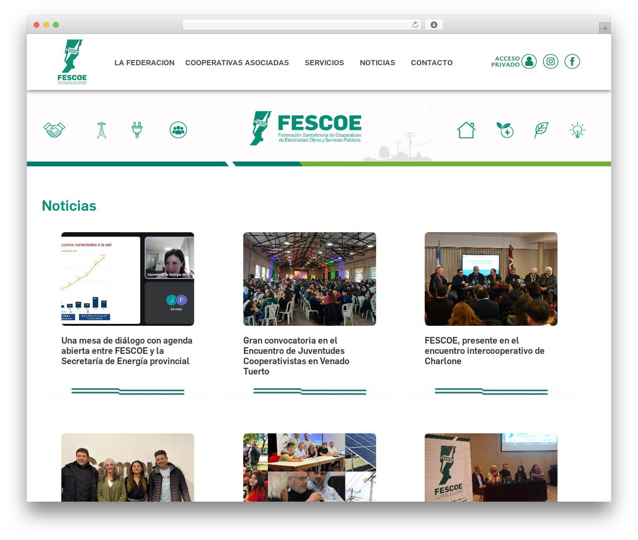 Fescoe WordPress theme - fescoe.com.ar