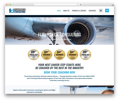 Flight Deck WordPress theme - flightdeckconsulting.com