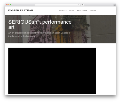 GridStack WP theme - fostereastman.com