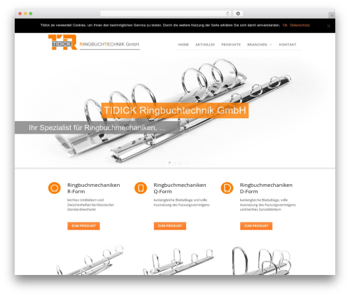 Widgetize Navigation Menu (widgetize-navigation-menu) free WordPress plugin - tidick.de