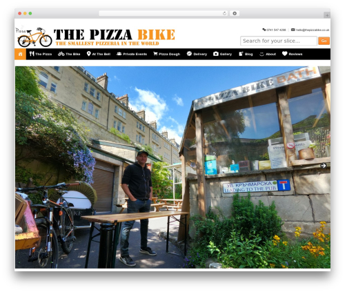 Responsive Pro WordPress ecommerce theme - thepizzabike.co.uk