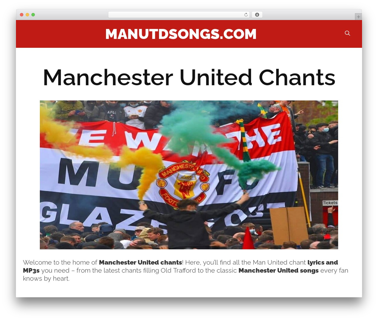Tancho WordPress theme - manutdsongs.com Tancho WordPress theme - manutdsongs.com