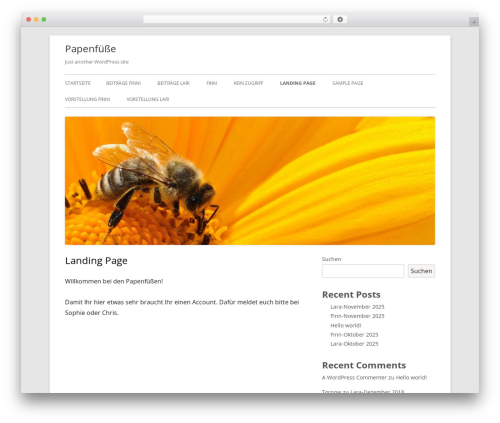 Tiny Framework WP landing page - fam-papenfuss.berlin Tiny Framework WP landing page - fam-papenfuss.berlin